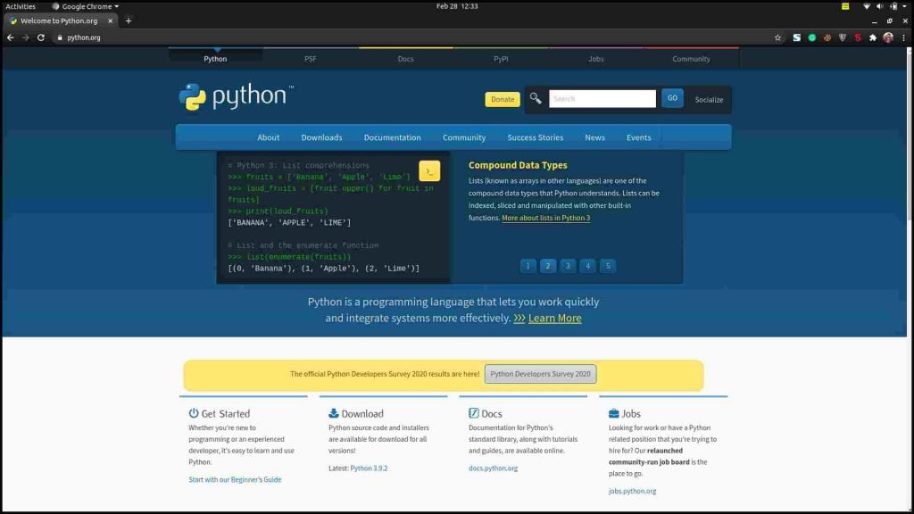 Python Homepage