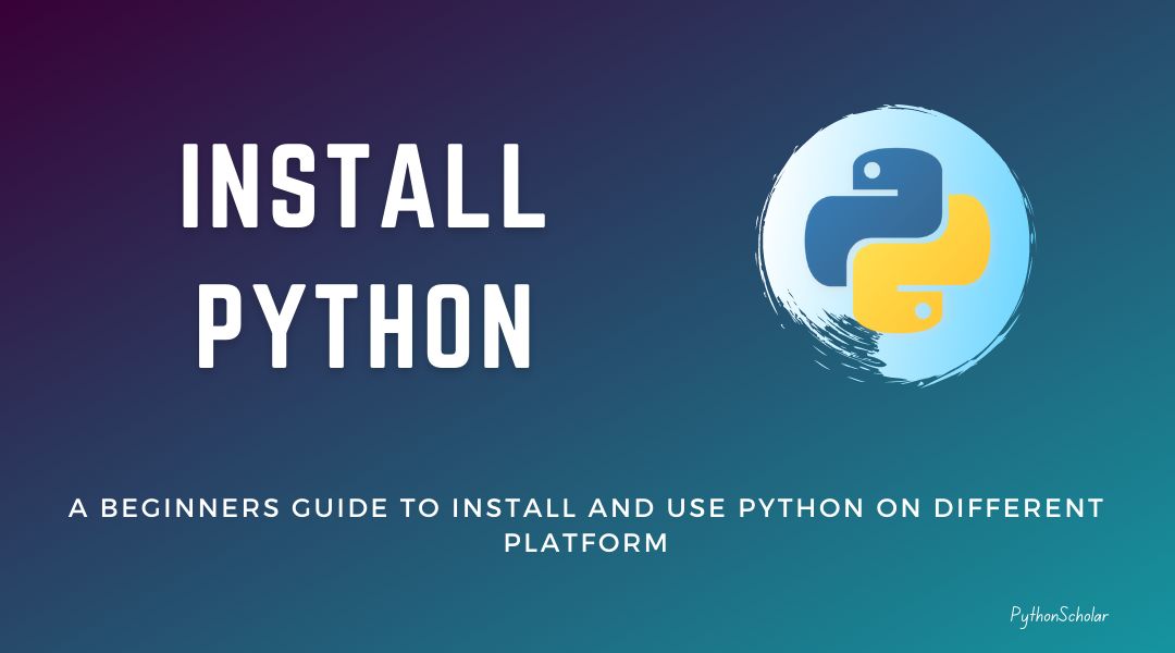 install Python