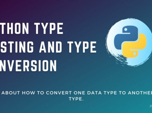 Python Type Casting and Type Conversion