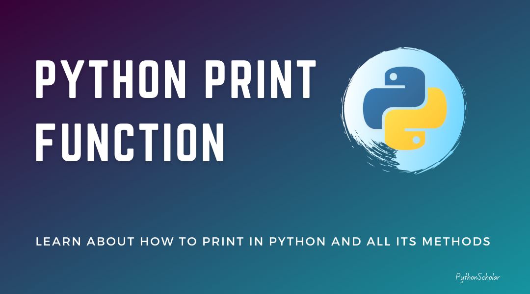 Python print() Function
