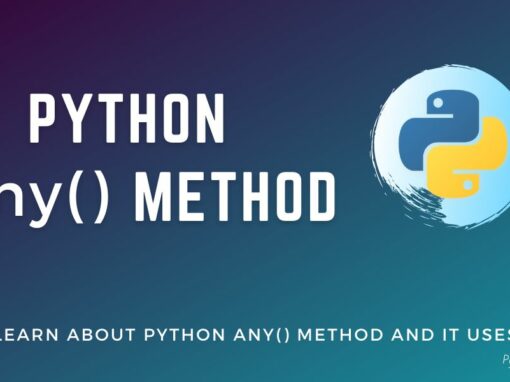 Python any() Method