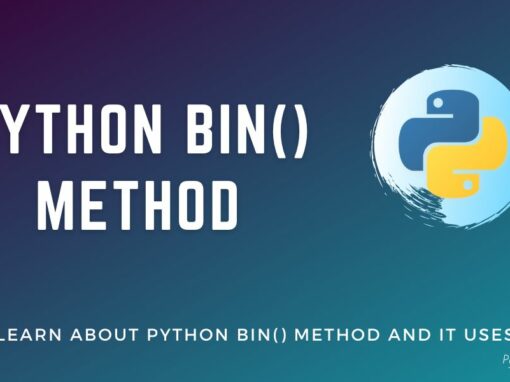 Python bin() Method