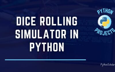 Dice Rolling Simulator in Python – [GUI Source Code]