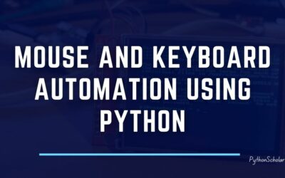 Mouse and Keyboard automation using Python