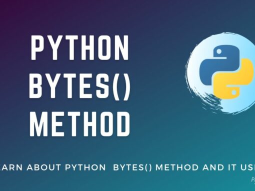 Python bytes() Method