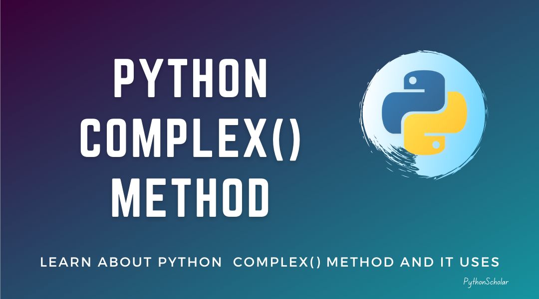 Python complex() Method