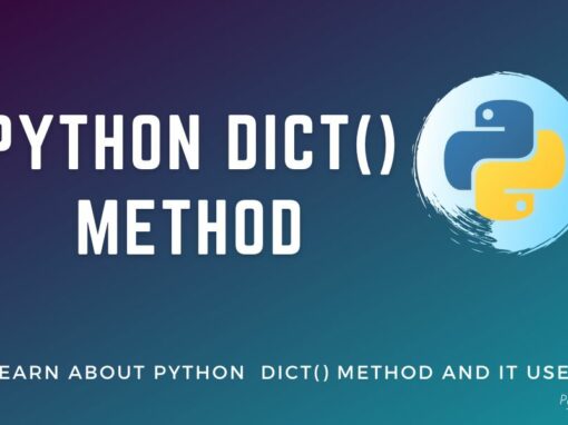 Python dict() Method