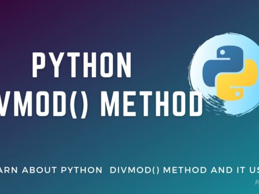 Python divmod() Method