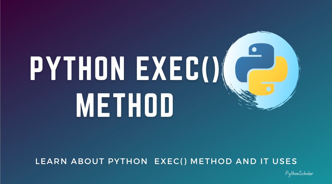 Python exec() method