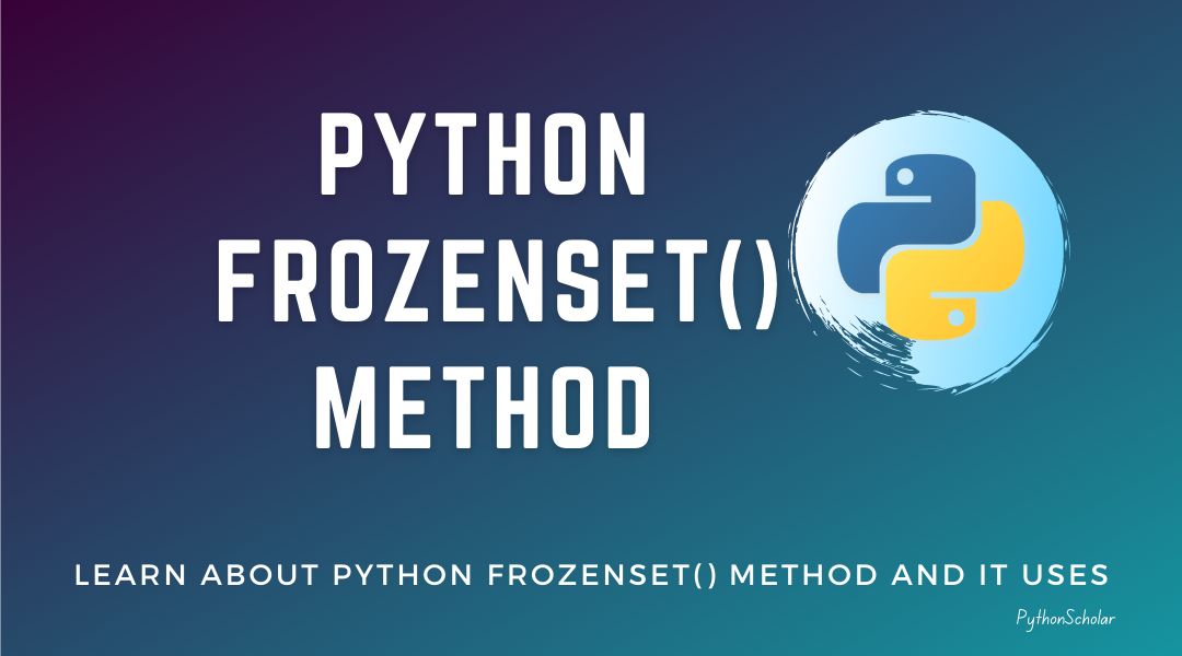 Python frozenset() Method