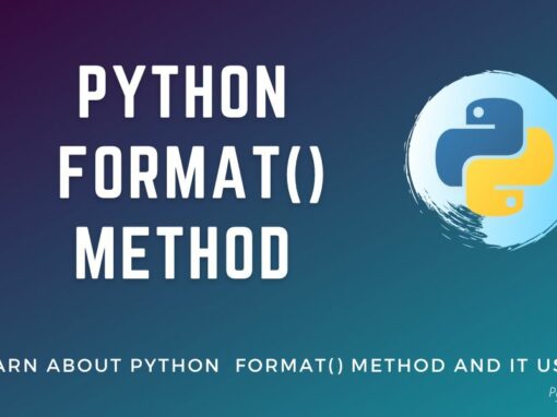 Python format() Method - [With Examples]