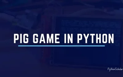 Pig Game in Python