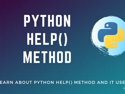Python help() Method - [With Examples]