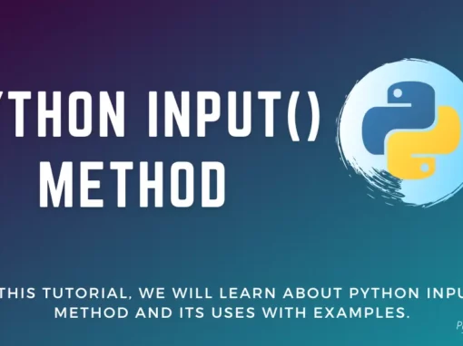 Python input() Method - [With Examples]