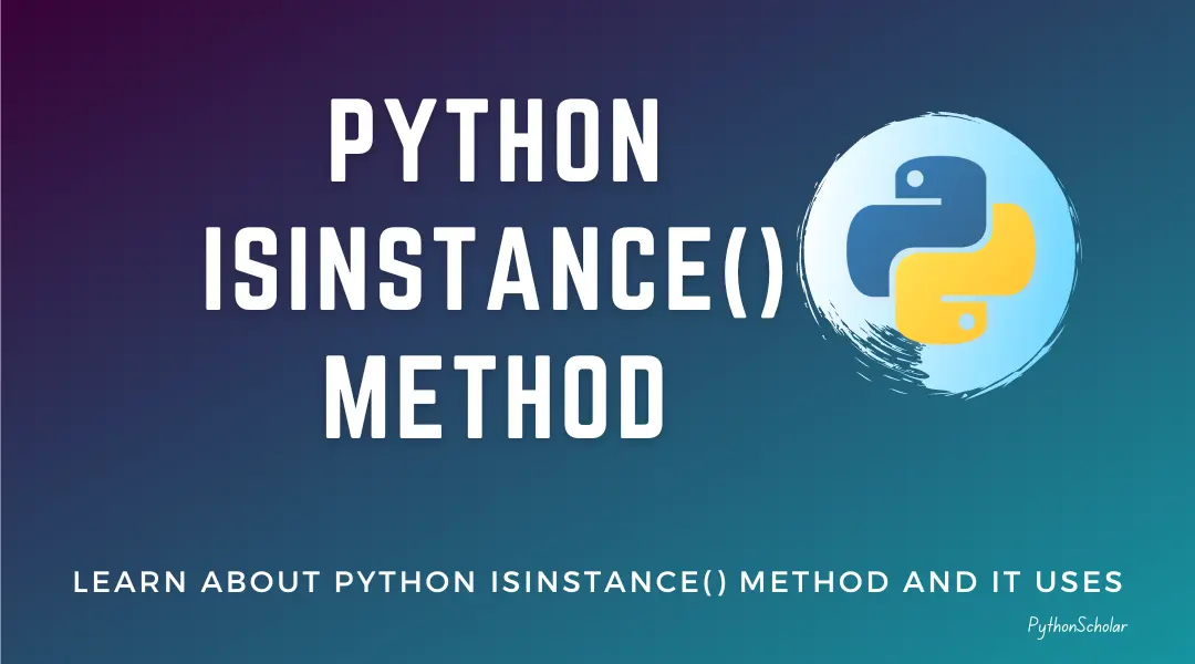 Python isinstance() method